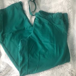 Grey’s Anatomy hunter green scrub bottoms
